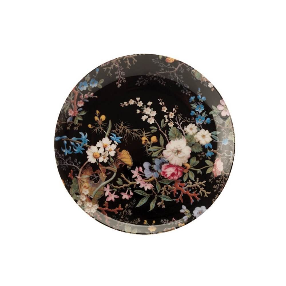 Тарелка закусочная Полночные цветы, 20см